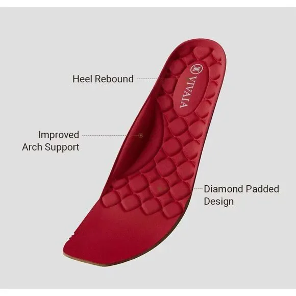 VIVAIA Red Margo Walker Knit Loafers - Picture 5 of 9